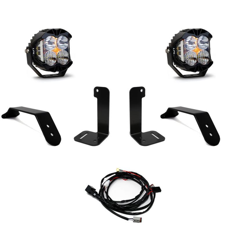 Jeep Wrangler JL Auxiliary Light Kit - Dual - Baja Designs - LP4 - `18-`27